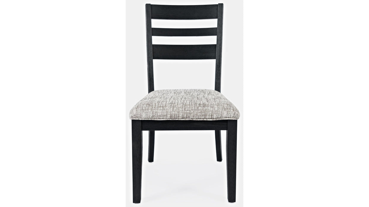 Jofran Altamonte Ladderback Chair in Dark Charcoal (Set of 2) - Furniture World SW (WA)