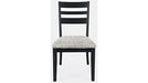 Jofran Altamonte Ladderback Chair in Dark Charcoal (Set of 2) - Furniture World SW (WA)