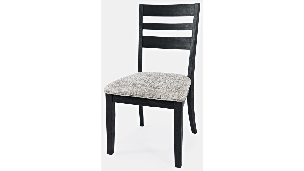 Jofran Altamonte Ladderback Chair in Dark Charcoal (Set of 2) - Furniture World SW (WA)