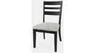 Jofran Altamonte Ladderback Chair in Dark Charcoal (Set of 2) - Furniture World SW (WA)