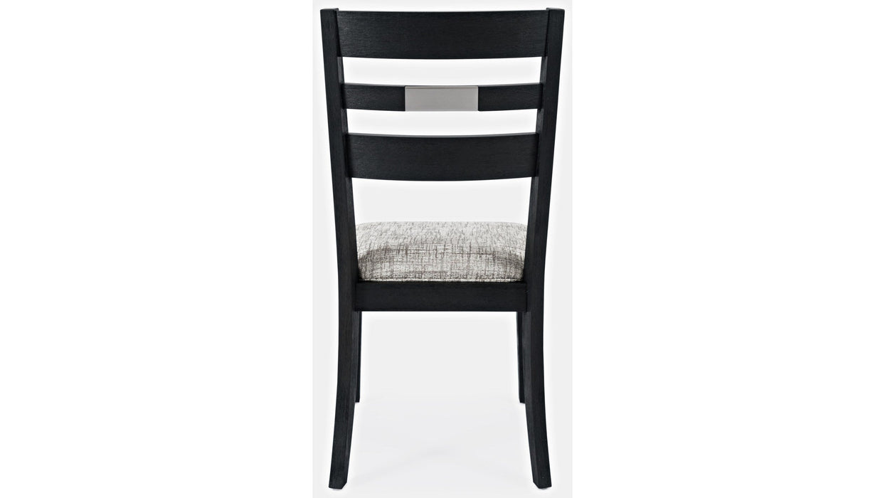 Jofran Altamonte Ladderback Chair in Dark Charcoal (Set of 2) - Furniture World SW (WA)