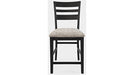 Jofran Altamonte Ladderback Counter Stool in Dark Charcoal (Set of 2) - Furniture World SW (WA)