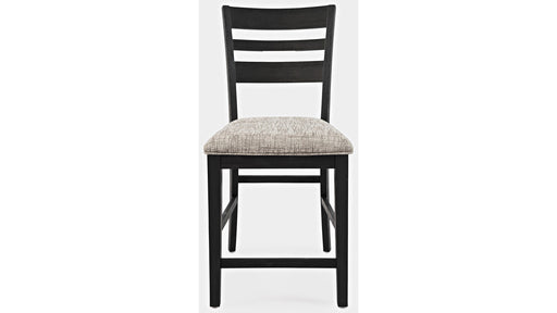 Jofran Altamonte Ladderback Counter Stool in Dark Charcoal (Set of 2) - Furniture World SW (WA)