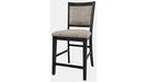 Jofran Altamonte Upholstered Counter Stool in Dark Charcoal (Set of 2) - Furniture World SW (WA)