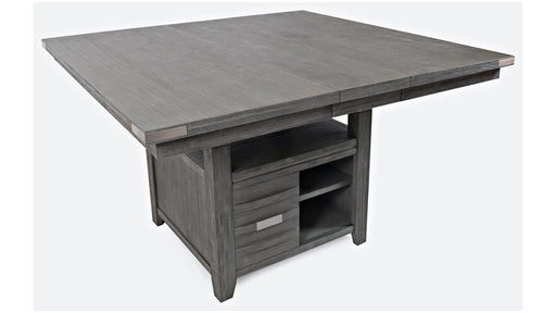 Jofran Altamonte Square Dining w/Storage Base in Brushed Grey - Furniture World SW (WA)