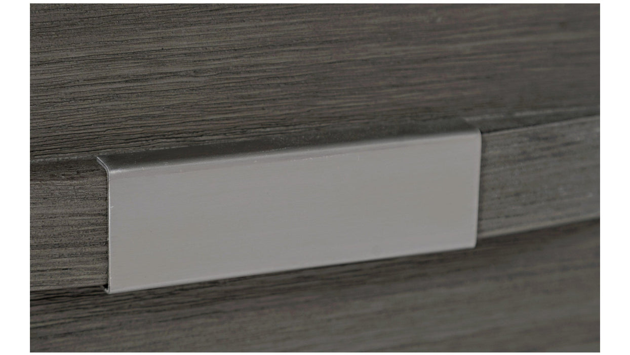 Jofran Altamonte Square Dining w/Storage Base in Brushed Grey - Furniture World SW (WA)