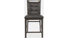 Jofran Manchester Upholstered Counter Stool in Manchester Grey (Set of 2) - Furniture World SW (WA)