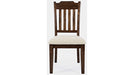 Jofran Bakersfield Slatback Dining Chair in Rich Dark Brown (Set of 2) - Furniture World SW (WA)