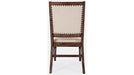 Jofran Fairview Dining Side Chair in Dark Oak/Cream (Set of 2) - Furniture World SW (WA)