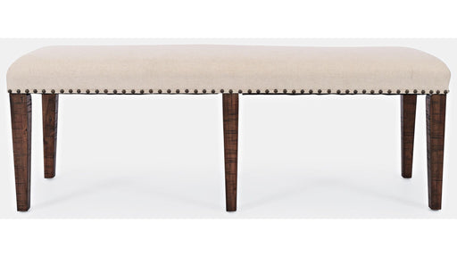 Jofran Fairview Backless Dining Bench in Dark Oak/Cream - Furniture World SW (WA)
