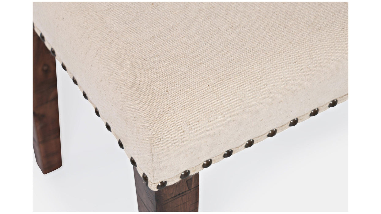 Jofran Fairview Backless Dining Bench in Dark Oak/Cream - Furniture World SW (WA)