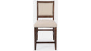 Jofran Fairview Counter Stool in Dark Oak/Cream (Set of 2) - Furniture World SW (WA)