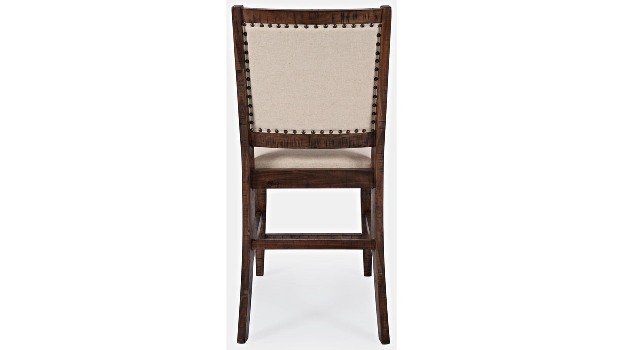 Jofran Fairview Counter Stool in Dark Oak/Cream (Set of 2) - Furniture World SW (WA)