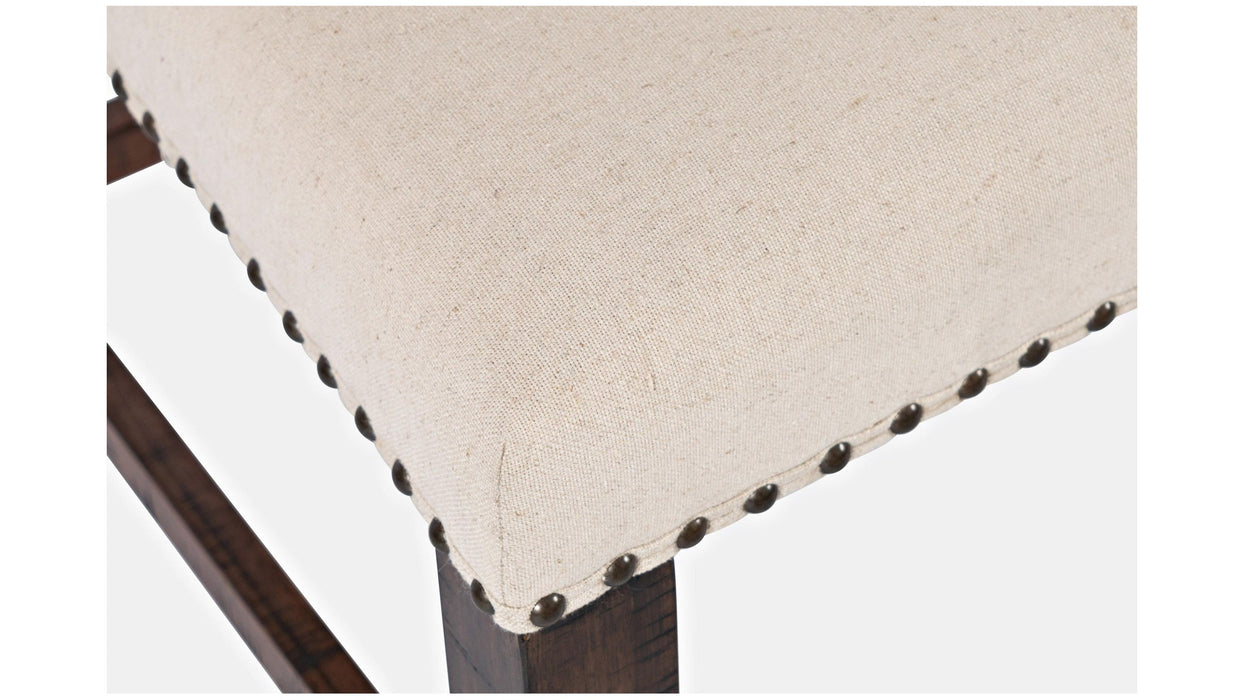 Jofran Fairview Counter Stool in Dark Oak/Cream (Set of 2) - Furniture World SW (WA)