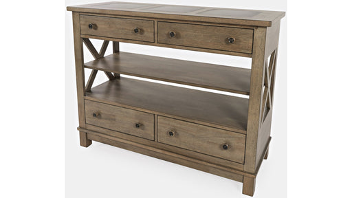 Jofran Prescott Park Server in Weathered Oak - Furniture World SW (WA)