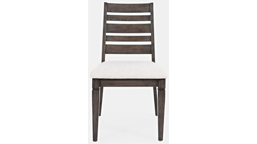 Jofran Lincoln Square Ladderback Chair in Cream/Dark Espresso (Set of 2) - Furniture World SW (WA)