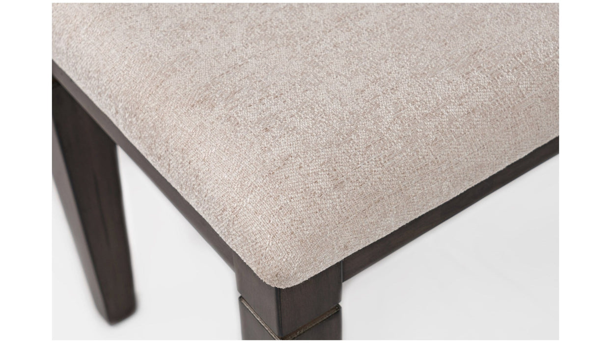 Jofran Lincoln Square Dining Bench in Cream/Dark Espresso - Furniture World SW (WA)