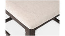 Jofran Lincoln Square Counter Bench in Cream/Dark Espresso - Furniture World SW (WA)