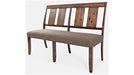Jofran Mission Viejo Dining Bench in Warm Brown - Furniture World SW (WA)