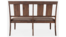Jofran Mission Viejo Dining Bench in Warm Brown - Furniture World SW (WA)