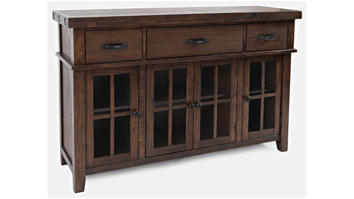 Jofran Mission Viejo 3 Drawer Server in Warm Brown - Furniture World SW (WA)