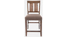Jofran Mission Viejo Counter Stool in Warm Brown (Set of 2) - Furniture World SW (WA)