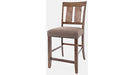 Jofran Mission Viejo Counter Stool in Warm Brown (Set of 2) - Furniture World SW (WA)