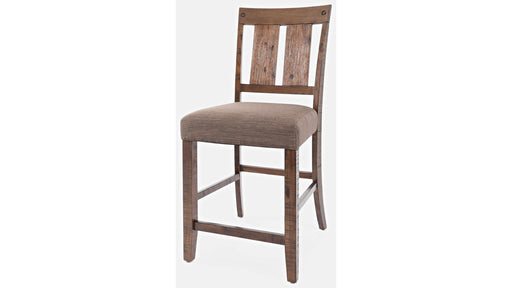 Jofran Mission Viejo Counter Stool in Warm Brown (Set of 2) - Furniture World SW (WA)