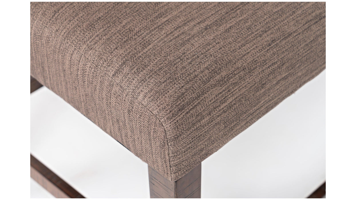 Jofran Mission Viejo Counter Bench in Warm Brown - Furniture World SW (WA)