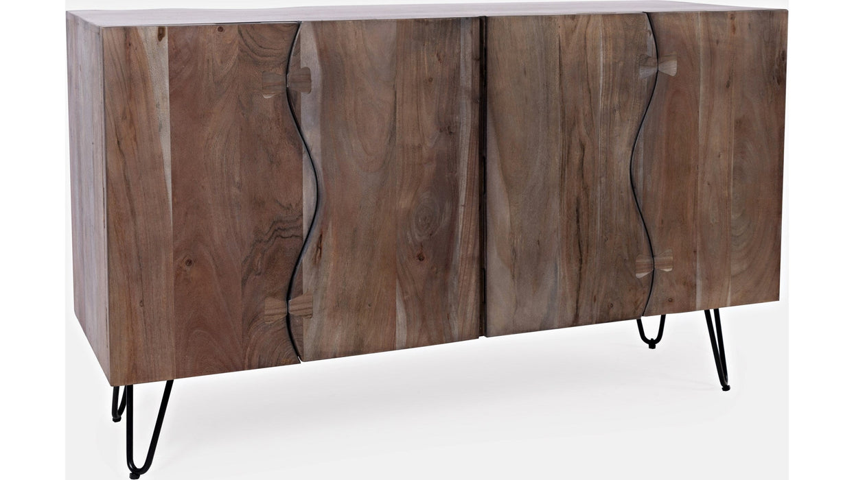 Jofran Nature's Edge 4-Door Sideboard in Slate - Furniture World SW (WA)