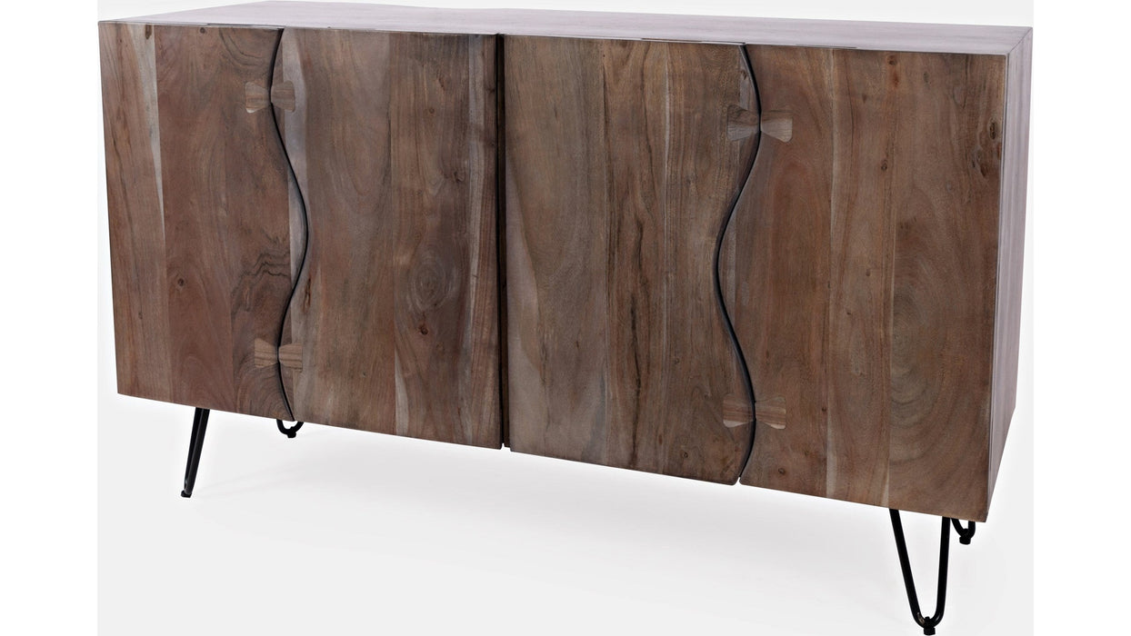 Jofran Nature's Edge 4-Door Sideboard in Slate - Furniture World SW (WA)