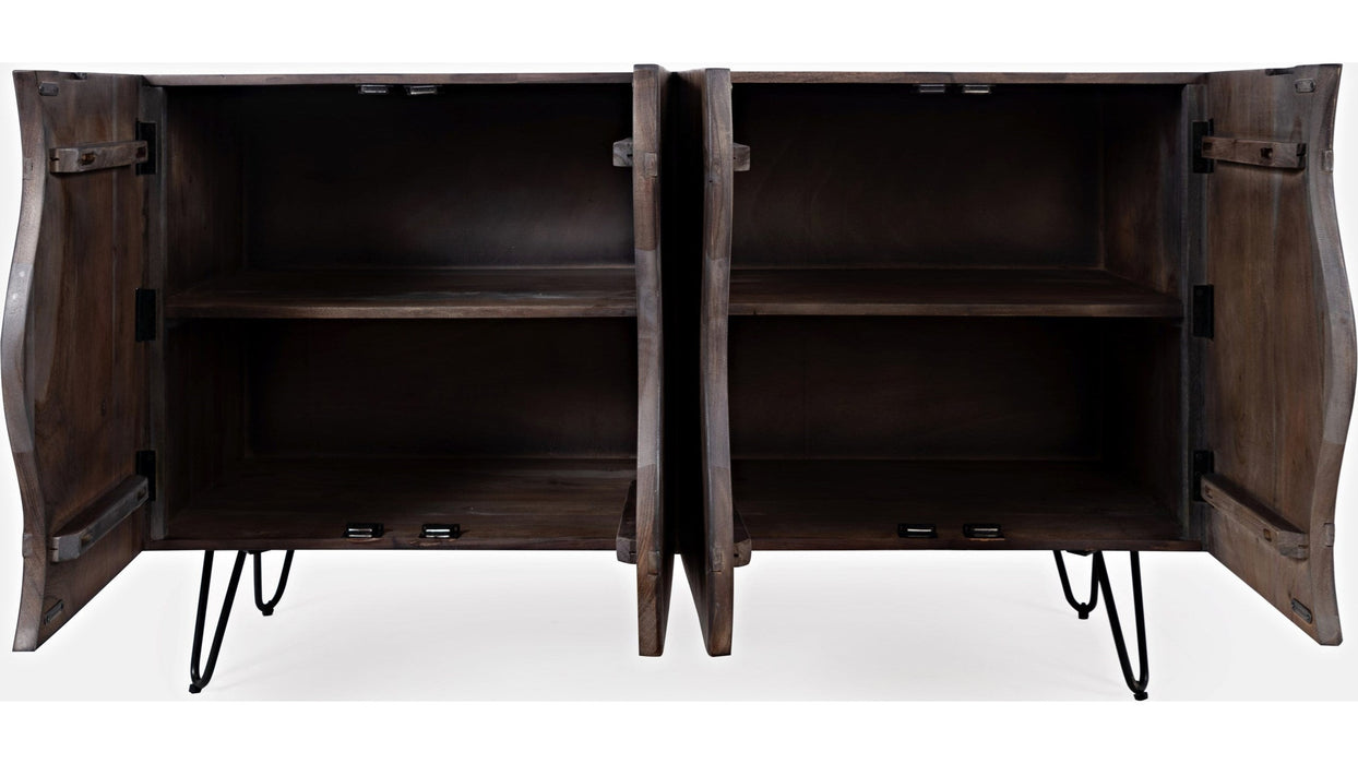 Jofran Nature's Edge 4-Door Sideboard in Slate - Furniture World SW (WA)