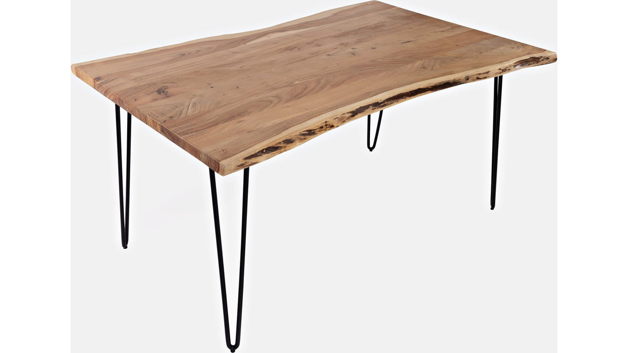 Jofran Nature's Edge 60" Live Edge Dining Table in Natural - Furniture World SW (WA)