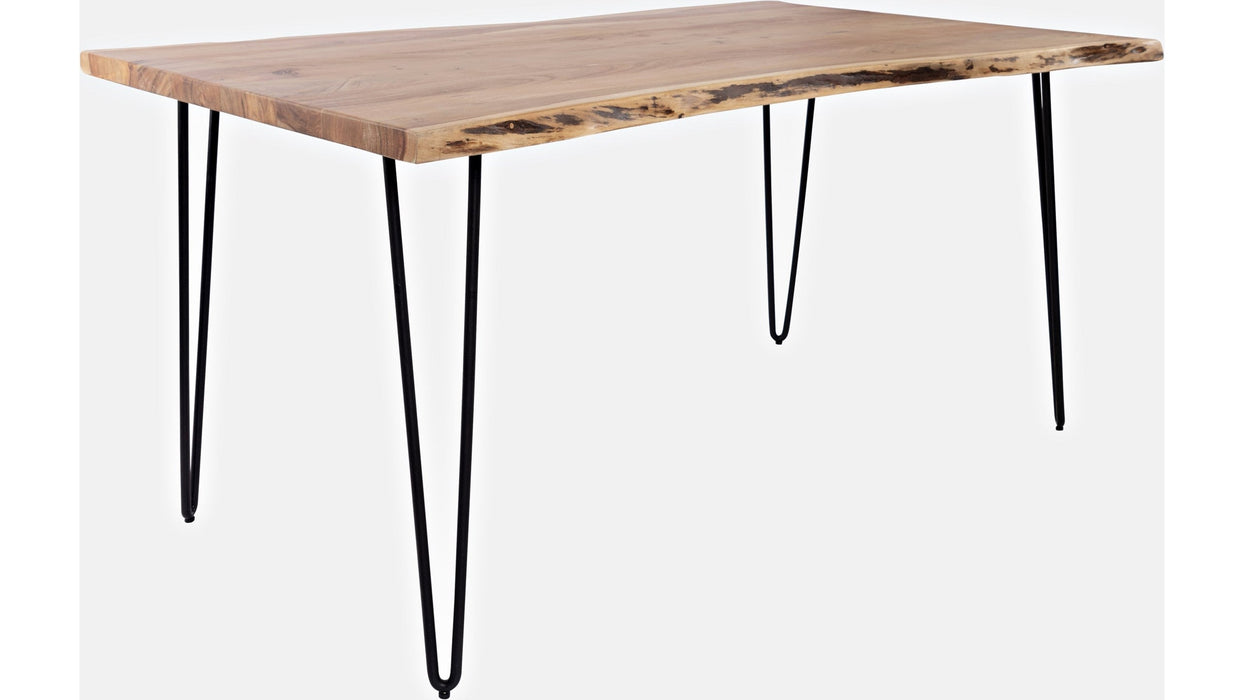 Jofran Nature's Edge 60" Live Edge Dining Table in Natural - Furniture World SW (WA)
