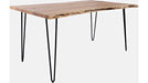 Jofran Nature's Edge 60" Live Edge Dining Table in Natural - Furniture World SW (WA)