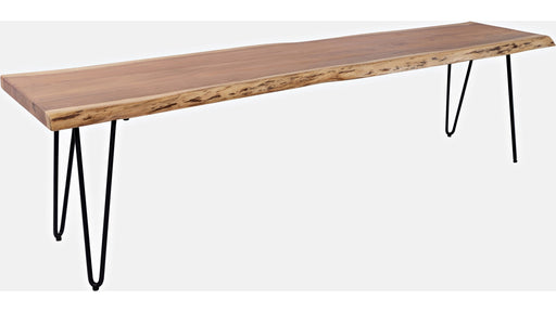 Jofran Nature's Edge 70" Live Edge Bench in Natural - Furniture World SW (WA)