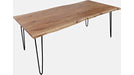 Jofran Nature's Edge 79" Live Edge Dining Table in Natural - Furniture World SW (WA)
