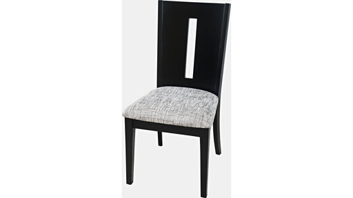 Jofran Urban Icon Slotback Chair in Black (Set of 2) - Furniture World SW (WA)