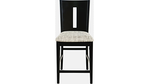 Jofran Urban Icon Slotback Counter Height Stool in Black (Set of 2) - Furniture World SW (WA)