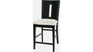 Jofran Urban Icon Slotback Counter Height Stool in Black (Set of 2) - Furniture World SW (WA)