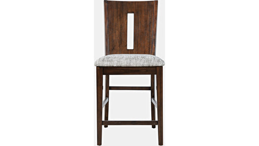 Jofran Urban Icon Slotback Counter Height Stool in Merlot (Set of 2) - Furniture World SW (WA)