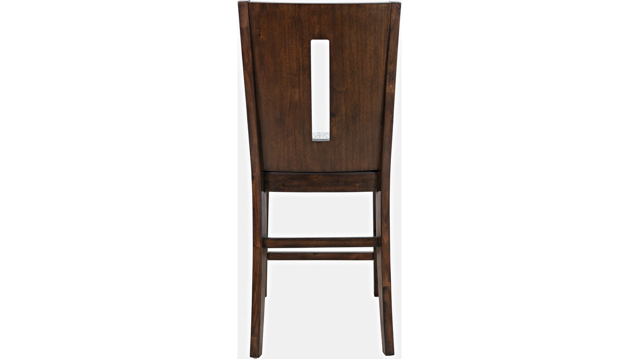 Jofran Urban Icon Slotback Counter Height Stool in Merlot (Set of 2) - Furniture World SW (WA)