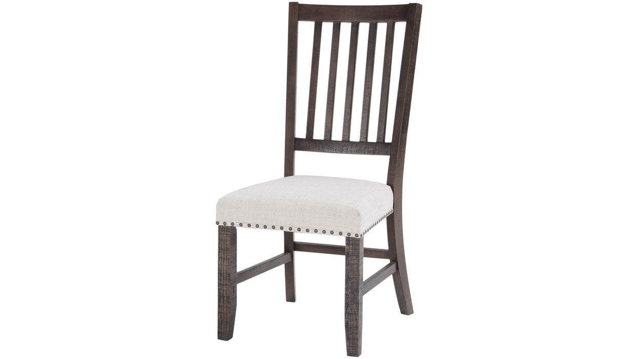 Jofran Willow Creek Slatback Chair in Cream/Rich Distressed (Set of 2) - Furniture World SW (WA)