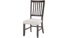 Jofran Willow Creek Slatback Chair in Cream/Rich Distressed (Set of 2) - Furniture World SW (WA)