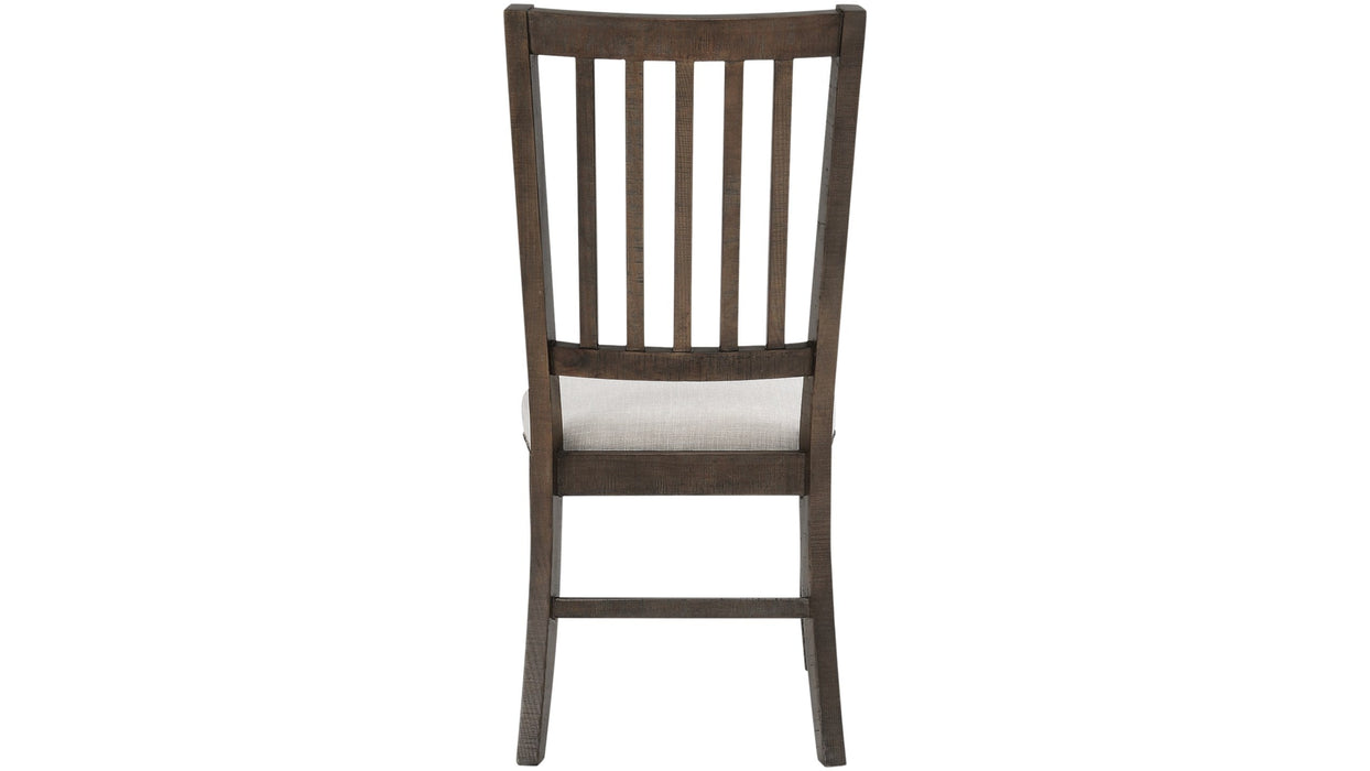 Jofran Willow Creek Slatback Chair in Cream/Rich Distressed (Set of 2) - Furniture World SW (WA)