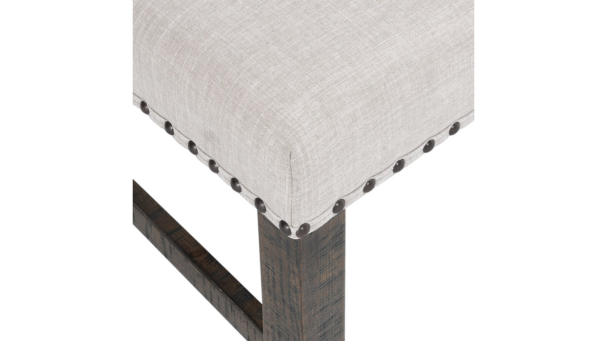 Jofran Willow Creek Slatback Chair in Cream/Rich Distressed (Set of 2) - Furniture World SW (WA)