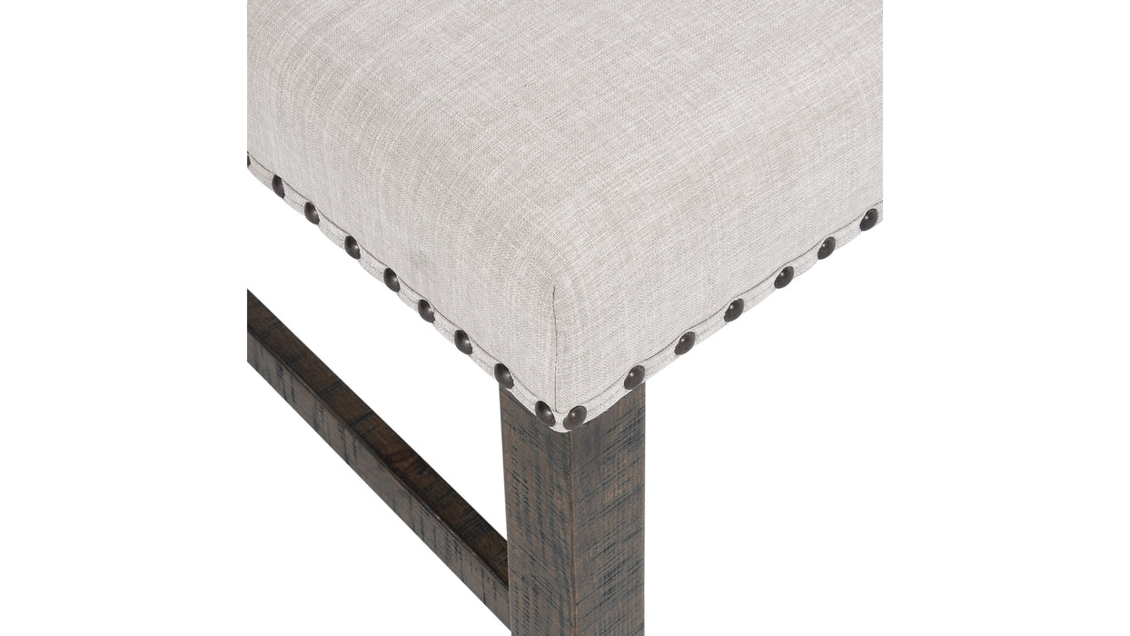 Jofran Willow Creek Dining Bench in Cream/Rich Distressed - Furniture World SW (WA)