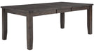 Jofran Willow Creek Extension Dining Table in Rich Distressed - Furniture World SW (WA)
