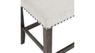 Jofran Willow Creek Counter Height Bench in Cream/Rich Distressed - Furniture World SW (WA)