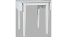 Jofran Eastern Tides Drop Leaf Counter Table in Blanc - Furniture World SW (WA)